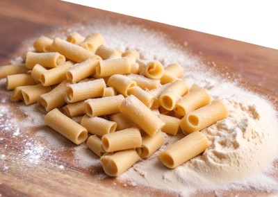 Onze voorgekookte verse pasta  Rigatoni