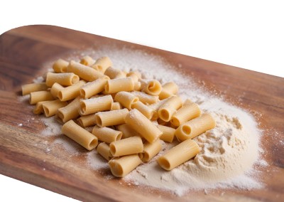 Onze voorgekookte verse pasta  Rigatoni